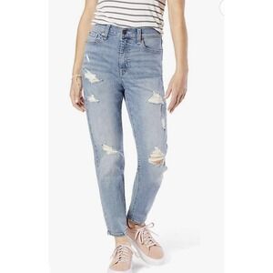 Signature by levi Strauss Gold Jeans High Waist Size 1 Waist 25 Mom Jean